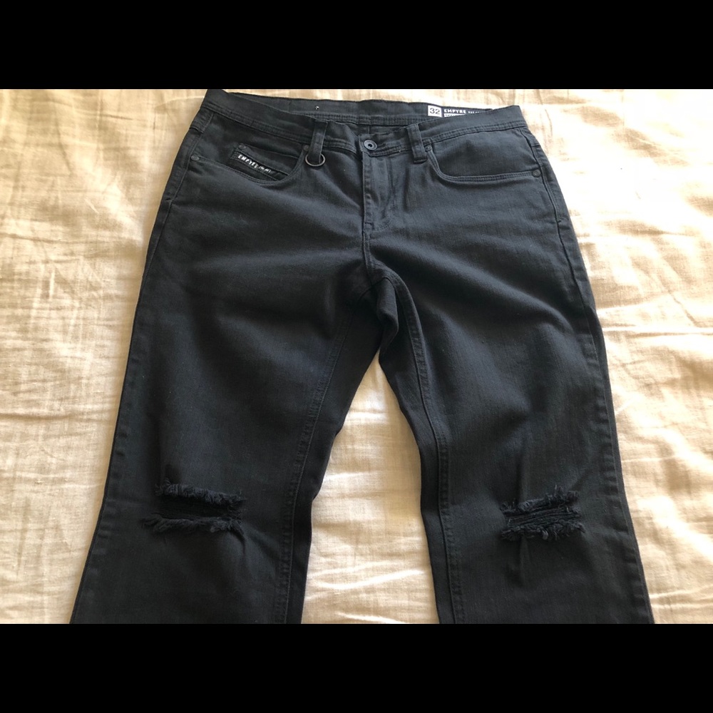 Black Empyre Jeans. Skinny